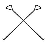 MaxAwe 2 Stk 80cm Kanaldeckelheber, Kanalhaken Schachthaken Gullihaken Schachtdeckelhaken Schachtdeckelheber Kanaldeckelheber Haken Für Kanaldeckel
