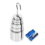 FONDOTIN Metall slot gewicht für Physikunterricht Langlebig aus Stahl Vielseitig Kombinierbar Benutzerfreundlich für Experimente und Mechanische Demonstrationen für Schüler und Lehrer im