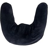 Heizkissen für Nacken, Heizkissen Nacken Schulter, mit extra weicher Oberfläche, 30x43CM Wiederverwendbar Nackenheizkissen für Kopfschmerzen, Schmerzen und Unwohlsein, Schwarz