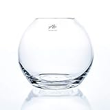 Glaskugel, Kugelvase Globe H. 17cm D. 19cm Glas transparent Sandra Rich