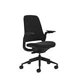 Steelcase Series 1 Ergonomischer Bürostuhl mit LiveBack Lumbalstütze und 4D-Armlehnen Onyx Schwarz