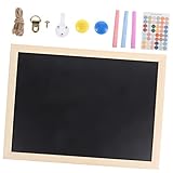 TEHAUX 1 Satz Pinnwand aus Kork LED hängend Korkplatte Planke Message Board erste write board büroorganisation bürotisch zubehör Kindertisch dekorative Hinweistafel Desktop-Memoboard Holz