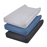 3-teiliges Baby-Spannbettlaken für seitliche bequeme Windeln, Wickelunterlage, Schutzhüllen für Kinderbett