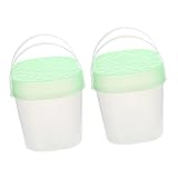 TOYANDONA 2Stücke Transportbox Für Kleine Haustiere Teiliges Aus Hochwertigem Grünem Pet Material Für Hamster Schildkröten Und Reptilien Sichere Und Bequeme Handhabung