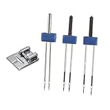 OSALADI 1Stück Nähfuß mit Doppelnadeln für Haushaltsnähmaschinen Multifunktionales Nähmaschinenzubehör