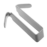 OUNONA Badezimmerhaken handtuchhalter duschvorhang haken Badezimmer Wandhaken duschzubehör Handtuchhaken für Badezimmerwand Türhaken zum Aufhängen von Handtüchern Rostfreier Stahl Silver