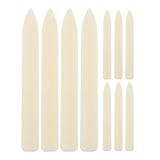 MINAOLULUS Kunststoff Falzbein 10 Stück zum Rillen und Falten von Papier Leder und Pappe Vielseitig Einsetzbar für Origami Buchbindung und Kartenbasteln