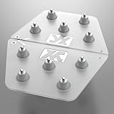 XCMAN Snowboard Clear Aluminum Spike Stomp Pad Anti-Slip,Provides Extra Grip and Pperfect Traction with 3M Adhesives 13.0 cm x 10.9 cm