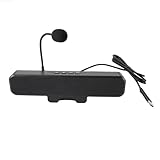 Jiawu Desktop-PC-Lautsprecher mit Abnehmbarem Mikrofon, Klarer Stimme, Einfache Klemminstallation – Ideal für Gaming und Online-Kurse