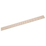 KAILIKETIY Elektrisches Gitarren fingerboard aus Robustem Kanadischem Ahornholz mit Weißen Punkt markierungen Bünde Präzise Griffbrett ersatz Gitarre Langlebiges Gitarrenzubehör für
