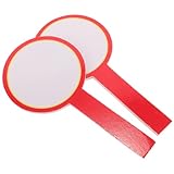 HOODANCOS 2 Stück Doppelseitige Abwischbare Spielstandanzeige aus Sicherem Material Tragbare Kleiner Whiteboards für Wettkämpfe und Schiedsrichter