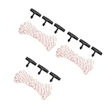 Toddmomy 3 Sätze Ziehen Sie das Griffzubehör Startergriff für Benzinmotoren Zugschnur Seil ziehen Rückstoßstarterseil Starterzubehör mit Zugplatte Anlasser ziehen Kettenstarter Plastik