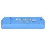 CHICIRIS Digital TV Tuner mit Fernbedienung für Heimmedien, Stabiles Signal DVB-T + DAB + FM TV Tuner Kit für PC, USB2.0-Schnittstelle, ABS-Material