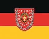 Flagge DDR Zivilverteidigung Fahne 90x150 cm Premiumqualität Profiqualität