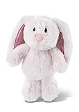 NICI Kuscheltier Hase hellgrau mit Glitzerohren 20cm