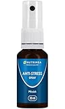 Anti-Stress Spray mit Sofort-Effekt - Gegen Innere Unruhe und Anspannung - Mit Mohnblume + Melisse für die Nerven, 20 ml - Pfirsichgeschmack