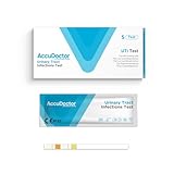 5 Accudoctor Urin Teststreifen Harnwegsinfekt 4 Indikatoren Einzeln verpackt Protein Blut Teststreifen Stick Urintestreifen Urintest Mensch Urin Test Strips Urinstix Strips Harnwegsinfektionen