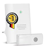 HEIDEMANN Funkklingel Set HX Plug-In - Erweiterbare Klingel - für die Steckdose - Funk Klingel - inkl. Sender & Empfänger - HX Türklingel -weiß