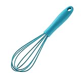 LUOFANG Mini Silikon Eierschläger, robuster Hand Schneebesen, Creme Schaum Hersteller, Rutschfester Eiermixer, Silikon Eier Schneebesen, tragbar