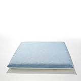 Bequemes Sitzkissen aus Memory-Schaum, Baumwoll-Leinen-Mischgewebe, atmungsaktiv, geeignet für alle Jahreszeiten, einfarbig, quadratisch, waschbar, Bodenkissen für Bürostühle