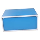 SOIMISS Kasten Metallgehäuse Diy Schaltschrank Gehäuse Weiß Gehäuse Für Elektronische Projekte Anstieg Elektronische Gehäuse Klein Kabelverschraubung Wasserdicht Elektronikgehäuse Blue