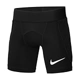 Nike Jungen Padded Goalie Torwarthose, Schwarz / Schwarz Weiss, L EU