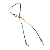 Yanmis Sichere, Reflektierende, Freihändige Hundeleine, Verstellbare, Robuste Nylonleine für Kleine, Mittelgroße und Große Hunde, Schwarz, Blau, Orange, Rosa, Lila, 450 G (B)