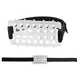 XIAOXIAOYU Schuhspikes – Edelstahl-Eisspikes für Schuhe, Schneespaziergänge, rutschfeste Schuhspikes, Traktion für Wandern, Angeln, Walking, Klettern, Bergsteigen