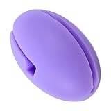 KICHOUSE Thermometer-Clip Temperatur Ofen drinnen Topfklammer für Thermometer Sondentopf-Clip Sondenhalter für die Fritteuse Clip für Thermometersonde Thermometerhalter Kieselgel Violett