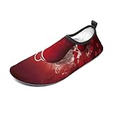 Wasserschuhe für Damen und Herren, schnell trocknend, Barfußschuhe, Valentinstag, Sportschuhe, Strand, Aqua-Socken für Wandern, Schwimmen, Surfen, Yoga, Sport, Valentinstag, 4 Women/4 Men