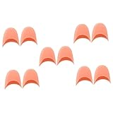 DEARMAMY 5 Paare Stiefelabsatzeinsätze Ballett Zehe Schuhdeo Schuhe Verstopfen Spitzenschuhtasche Spitzenschuhe Damen Spitzenschuhband Absatzkappen Für Stiefel Kieselgel