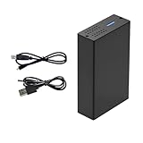 Dockingstation für externe Festplatten aus Aluminium, USB 3.0, Doppelschacht, für 6,3 cm (2,5 Zoll) HDDs UASP Offline