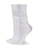 HUE Damen Slouch, 3 Paar Socken, Weiß/Weiß/Weiß, Einheitsgröße