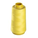 1300 Yards/Rolle, strapazierfähiges Polyester-Nähgarn, professionelle Nähmaschinengarn, Stickerei, Heim-Nähwerkzeuge, Gelb