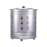 BurnerBurn Barrel, Metallfass zum Verbrennen, Edelstahl-Brenneimer, Ascheeimer, Papiergeld-Verbrennungsfässer, für Haus, Hof, Garten
