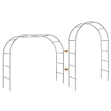 Mr. Ton Gartenbogen, Hochzeitsbogen, Garten-Pergola für Innen- und Außenbereich, Rasen, Garten, Verschiedene Kletterpflanzen, 2,1 m hoch x 1,2 m breit