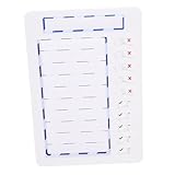 Angoily Löschbare Planungstafel Zeitplandiagramm Für Zuhause Tragbare Täglich Abwischbare Tafeln Zeitplanplaner Multifunktionales Verhaltensdiagramm Erinnerungsdiagramm