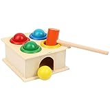 XUEYEGONGJI Kinder Holzhammer Spielzeug pochende Bankgeschenke Spiel Hämmern Schlagenspielzeug Hämmern