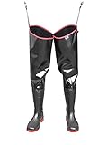 Pros WATSTIEFEL Strong Fischerhose Watthose Anglerhose PVC als Latex Teichhose (45)