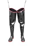 PROS WATSTIEFEL Strong Fischerhose Watthose Anglerhose PVC als Latex Teichhose (45)