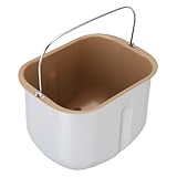 Pssopp Brotbackautomat-Innenteil aus Edelstahl, Metall-Brotbackautomaten-Zubehör, Fässer-Auskleidung für Küchenmaschinen Zum Mischen von Mehlteig