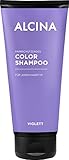 ALCINA Color-Shampoo Violett - 1 x 200 ml - Für die Auffrischung violetter Haarfarben und kühler Braun- und Rot-Nuancen