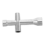 HOLIDYOYO Miniatur Kreuzschlüssel Steckschlüssel Muttern Werkzeug Kompakt Langlebig für Rc Modellauto Reparatur Multifunktionaler Schraubenschlüssel