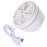 BESPORTBLE Mini Ultrasonic Faltbare Waschmaschine Tragbar Turbinen waschmaschine für Socken Unterwäsche Kleinteile Platzsparend Einfach zu Bedienen Robustes Pp material für Reisen und Kleine