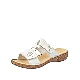 Rieker Damen V69N2 Pantoletten, Weiß (Weiss 80), 41 EU