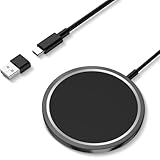 Mag-Safe Ladegerät für iPhone Ladestation,Magnet Ladestation Induktive kabellos Ladepad Kompatibel mit iPhone 16 15 14 13 12 Serie und AirPods 4 3 2 Pro