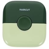 OFFIGAM Tragbarer Haarschnittkamm für Fransen und Haarschnittwerkzeug mit Sicherheitsklinge Avocado für Hause und Salon für Anfänger und Profis