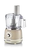 Ariete 1781 Küchenmaschine Vintage, 1000 W, Fassungsvermögen 2,1 l, Beige