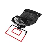 Mikinona Hängender Wäschekorb Basketballkorb mit Reißverschluss Robuster Türhängender Wäschesack Platzsparender Organizer für Badezimmer Kinderzimmer und Kleine Wohnungen