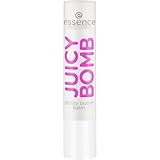 essence JUICY BOMB glossy butter balm, Lippenbalsam, Nr. 06, Transparent, natürlich, glänzend, strahlend frisch, vegan, ohne Parabene, ohne Mikroplastikpartikel, Nanopartikel frei, 1er Pack (2.5g)